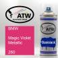 Preview: BMW, Magic Violet Metallic, 260: 400ml Sprühdose, von ATW Autoteile West.